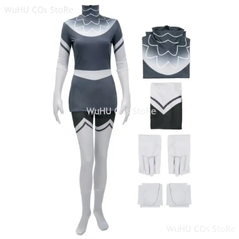 Lute Wig Halo Hasbin Lute Wig Angel Lute Cosplay Costume Hotel Fight Halloween Carnaval Fancy Party Silver Color Cosplay - view 6