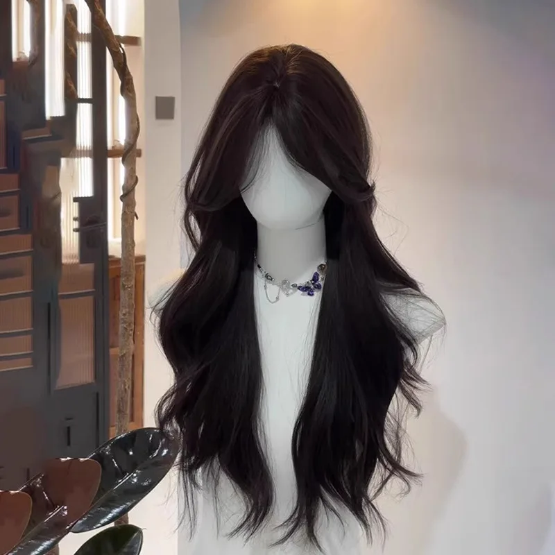Synthetic Wig Full Head Summer Lightweight Breathable Natural Middle Part Big Wave Curl Costume Cosplay Party Daily Mechanism