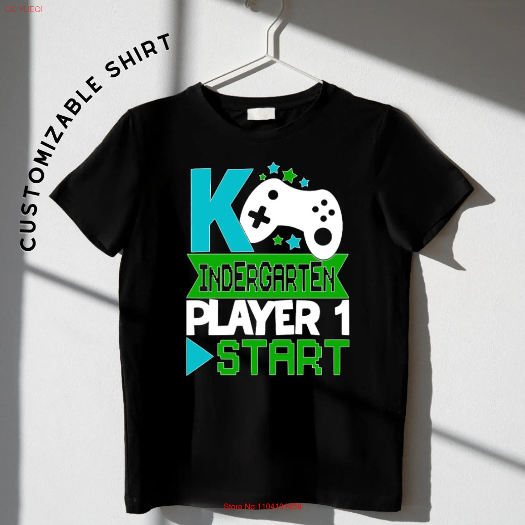 Back to School T Shirt Game On 1st Grade First Day Of Youth Gamer Kid StudenT Kindergarten long or short sleeves