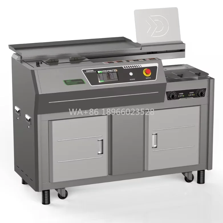 QK-C50 الثقيلة التلقائي شاشة تعمل باللمس الساخن الغراء آلة تجليد الكتب A4 آلة تجليد الورق الغراء