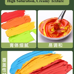 170ml BigTubes Nichtxikales Ölgemälde Ausgezeichnete Färbenstärke, Mischable für Künstler Künstler Painting DIY Art Materialien 8 Hauptverkäufe Lösungsmittel Tinte - №6