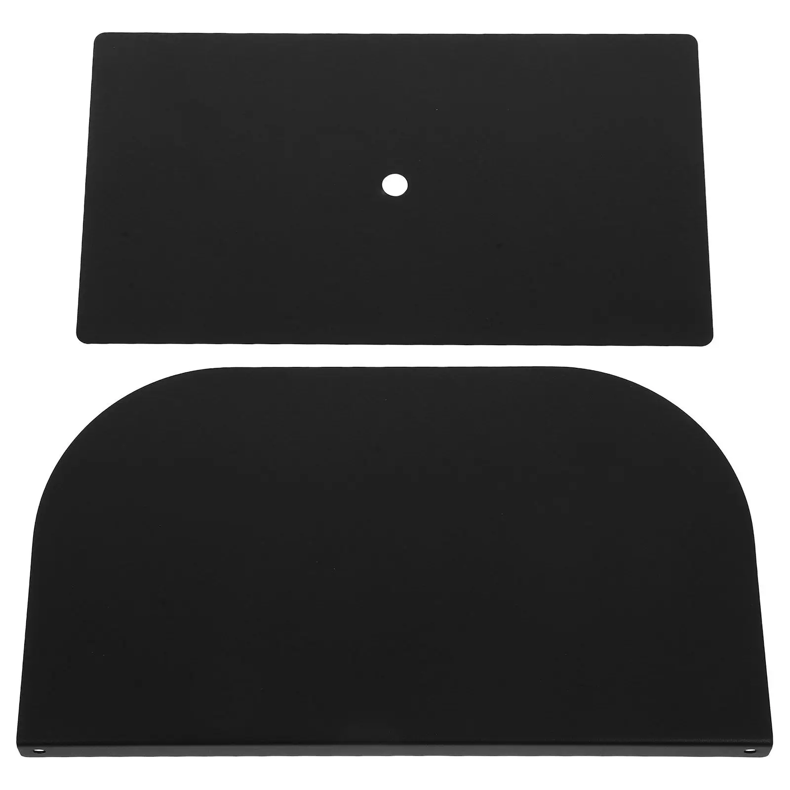 1Set Steel Fixing Plate for Monitor Mount Reinforcement Robust Metal Bracket Plate Ideal for Gaming Desks Office Tables Solid