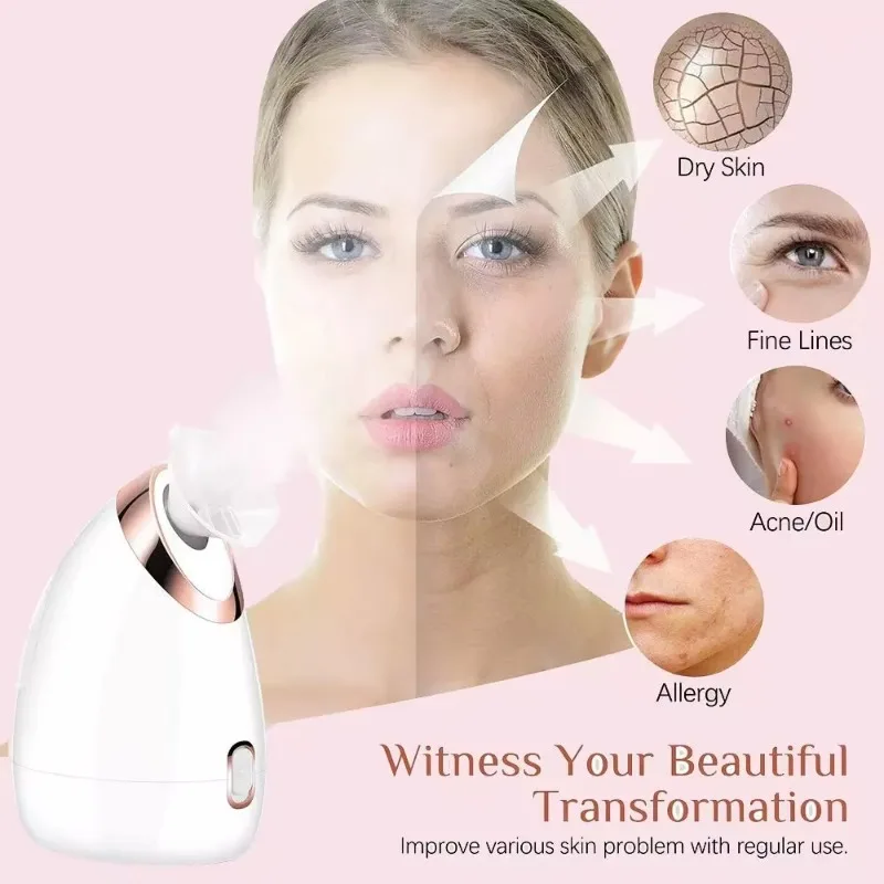 Wholesale Mist Spray Vaporizer Home Sauna Spa 3-In-1 Nano Ionic Facial Steamer