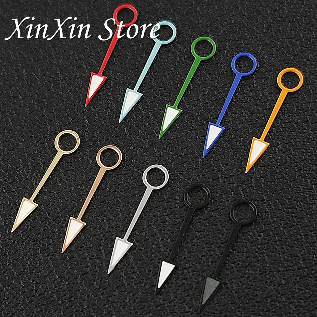 High Quality NH34 GS Watches Pointers GMT 12.5MM Hands C3 Green Luminous Watch Hands Suitable For NH34A 4R34 NH35 NH36 Movement