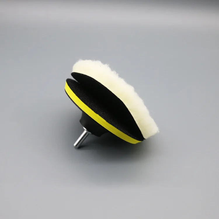 5-teiliges Set Woll-Polierscheiben 75mm Wachs-Polierpads Autolackpflege Poliermaschine Polierpads Auto-Schönheitszubehör – Detail 7