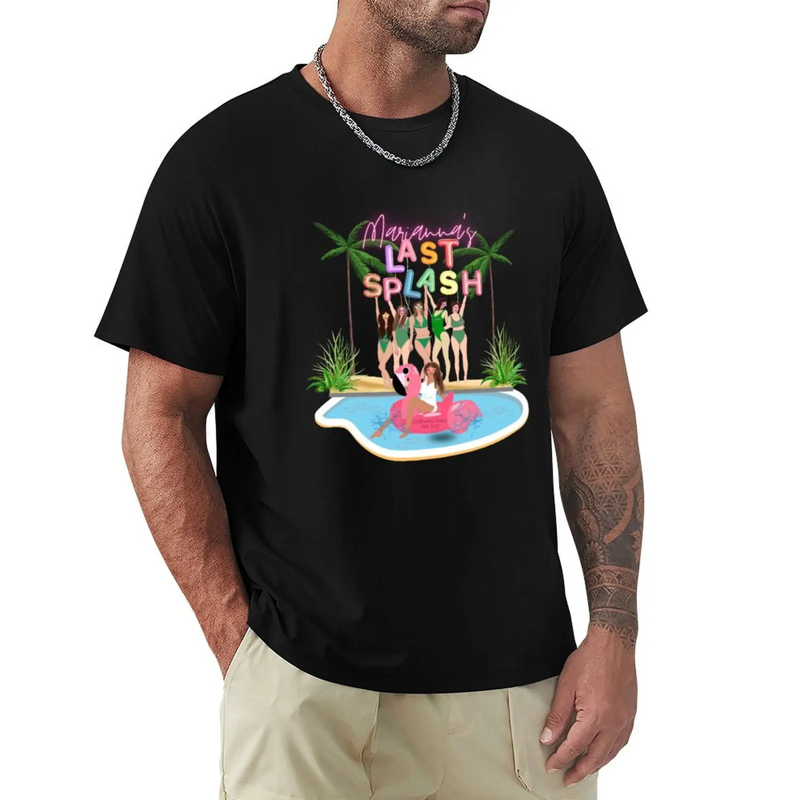 Beach Bach Bash T-Shirt custom t shirt anime animal prinfor boys blue archive graphic shirts men