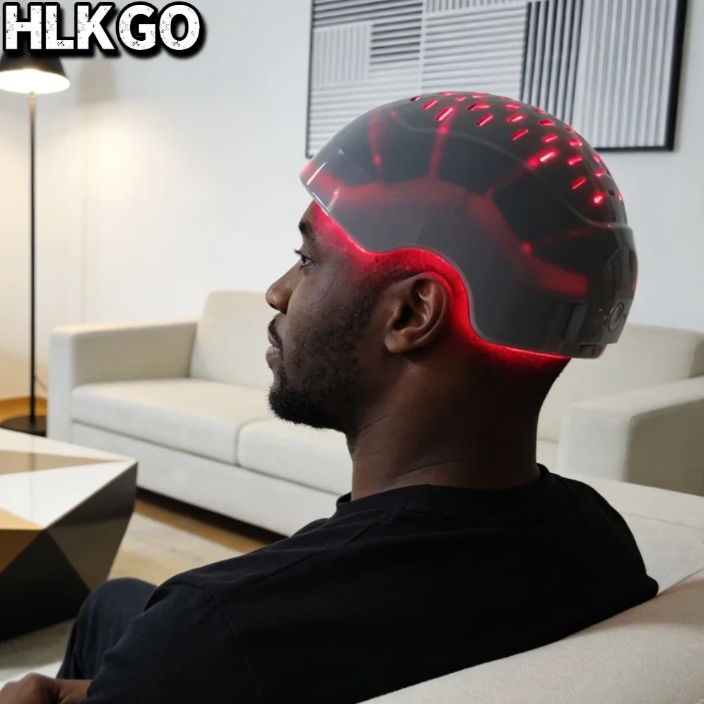 Advanced COZING-300Pro 300 Diodes 6750mW 650nm Laser Hair Growth Helmet USB Rechargeable Wireless Home Device view 4