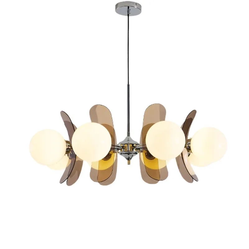 

Medieval chandelier Nordic Memphis living room lamp dining room retro style bedroom