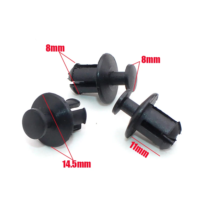 20Pcs Fan Shroud Housing Rivet Retainer Clips Fasteners 17111712963 For BMW E30 E31 E32 E34 E36 E38 E39 E46 E53 X5