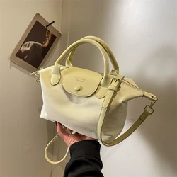 Oxford Solid Color Zipper Large Capacity Fashion Shoulder Bag Versatile Handbag 2024 Hot Sale Bags for Women Bolsas Femininas