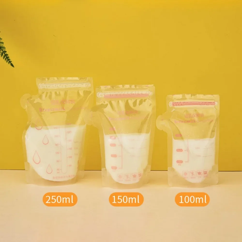30 Stück Muttermilch-Vorrats behälter Einweg-Muttermilch-Gefrier beutel Aufbewahrung von mütterlichen Lebensmitteln und Einfrieren von bpa-freien Aufbewahrung beuteln