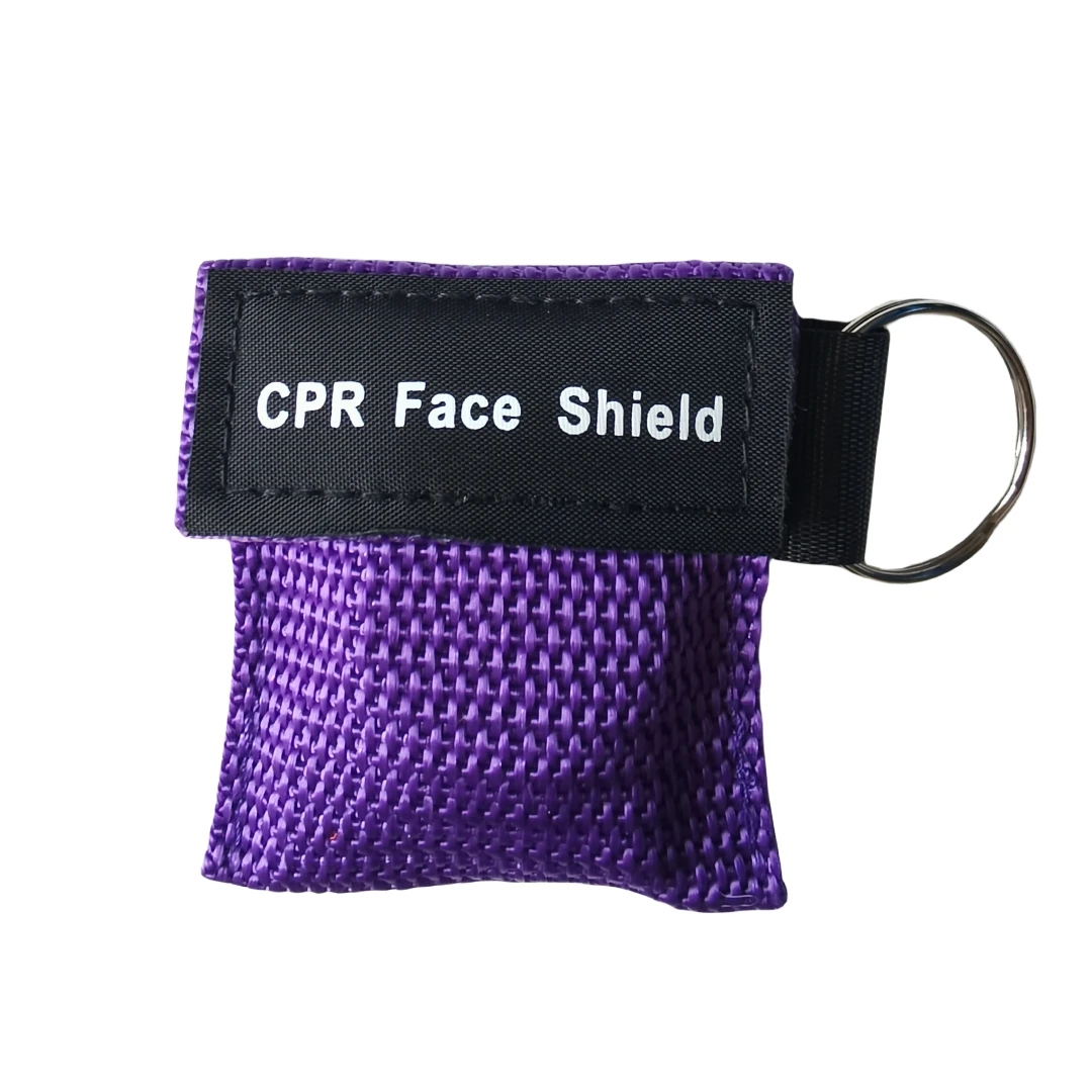 Keychain First Aid Emergency Face Shield CPR Mask Professional Outdoor Rescue Health Care Tools Jetting Resuscitator Mask