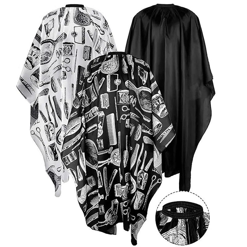 

Professional Hair Cutting Apron Salon Barber Cape Hair Cutting Waterproof Cloth Hair Cutting Apron Barber Accessories