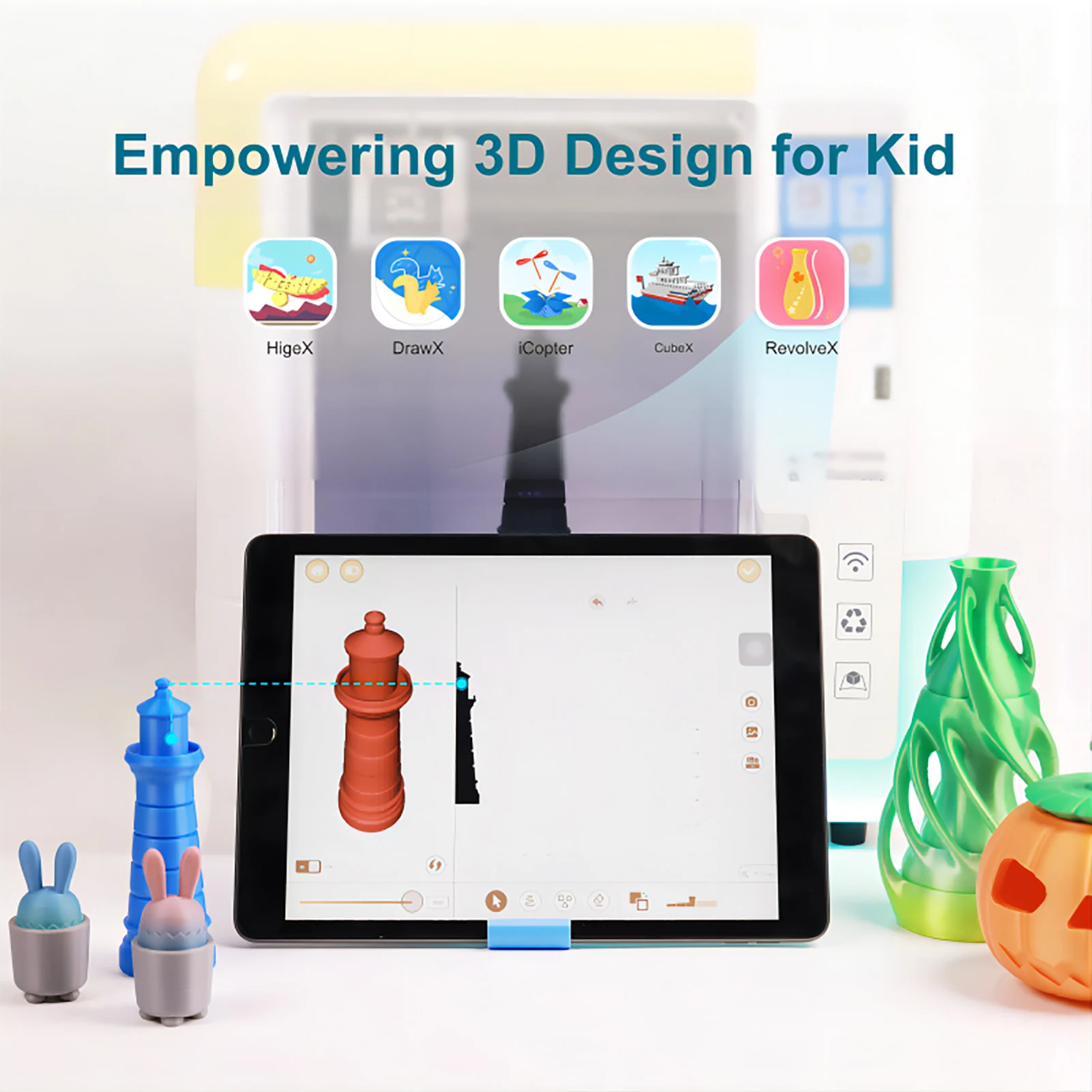 

Комплект 3D-принтера X-MAKER Diy Family Pack 3D-принтер Мини-3D-принтеры с цветным набором нити PLA 8er для детей и начинающих