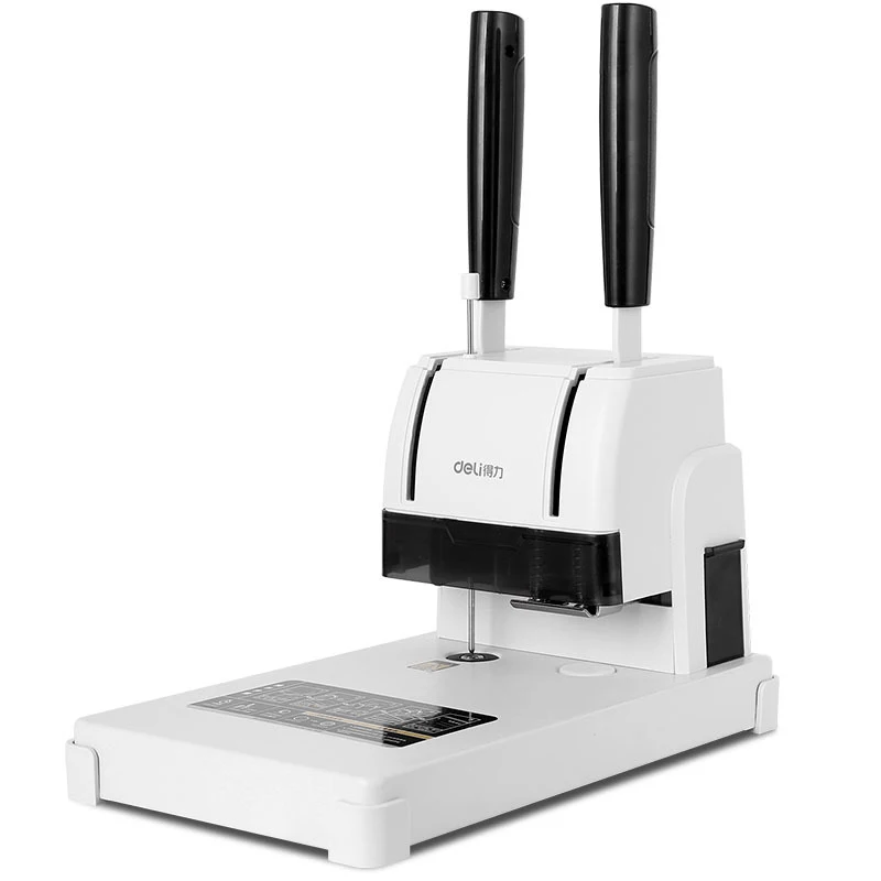 

Document Financial Voucher Binding Machine for Accounting Archive Office Use Hot Melt Glue Rivet Manual Punch Machine