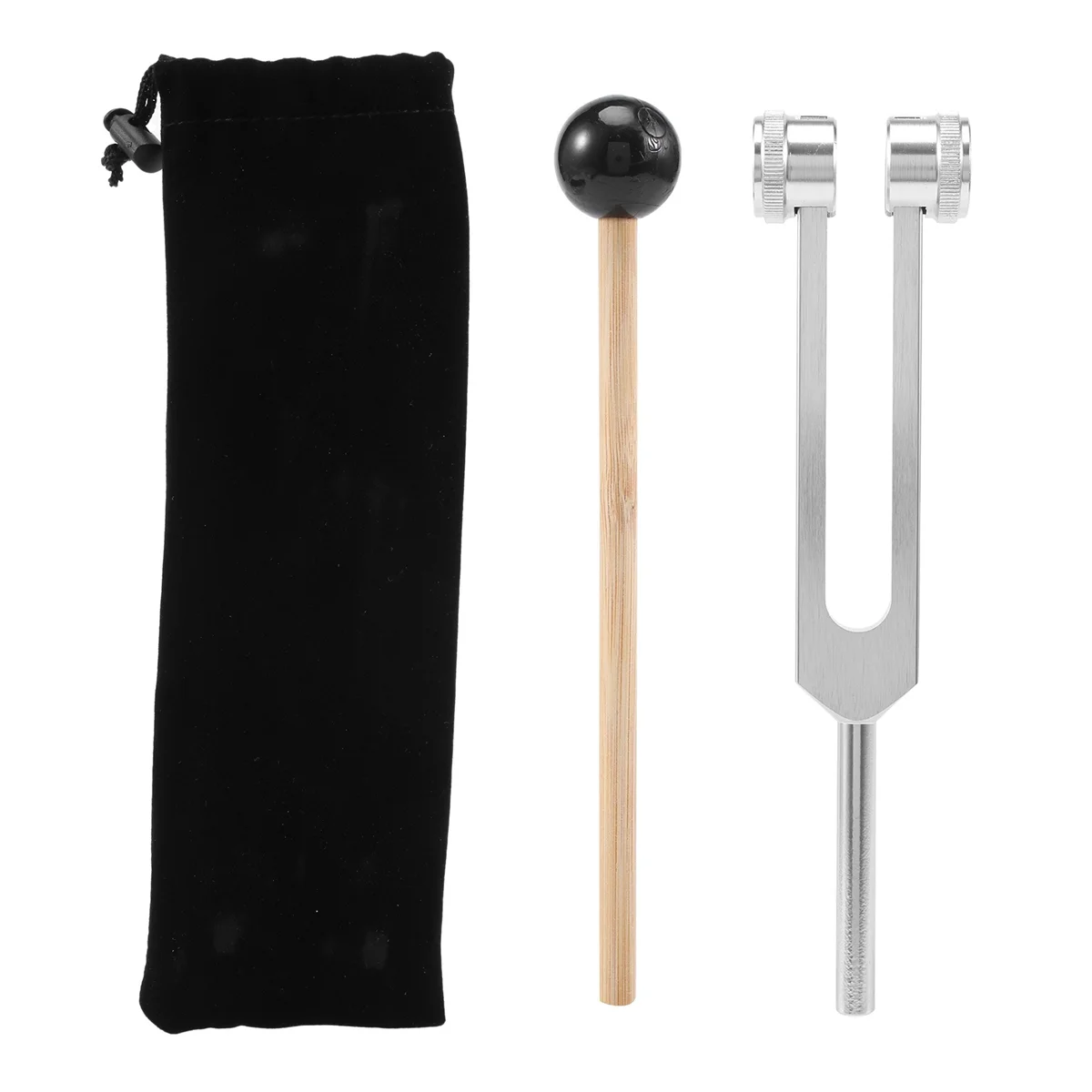 ABKO-256Hz 256C diapasón de aleación de aluminio con martillos para pruebas de sistema nervioso terapia de curación de sonido cuidado de la salud