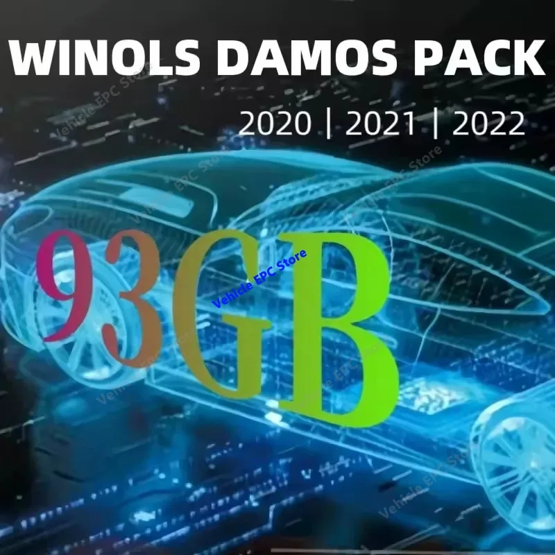 NEW for WINOLS DAMOS Mappacks 93GB– ECU Chip Tuning Data Files for Cars Big Archive of Maps All Data Packs with WinOLS Software