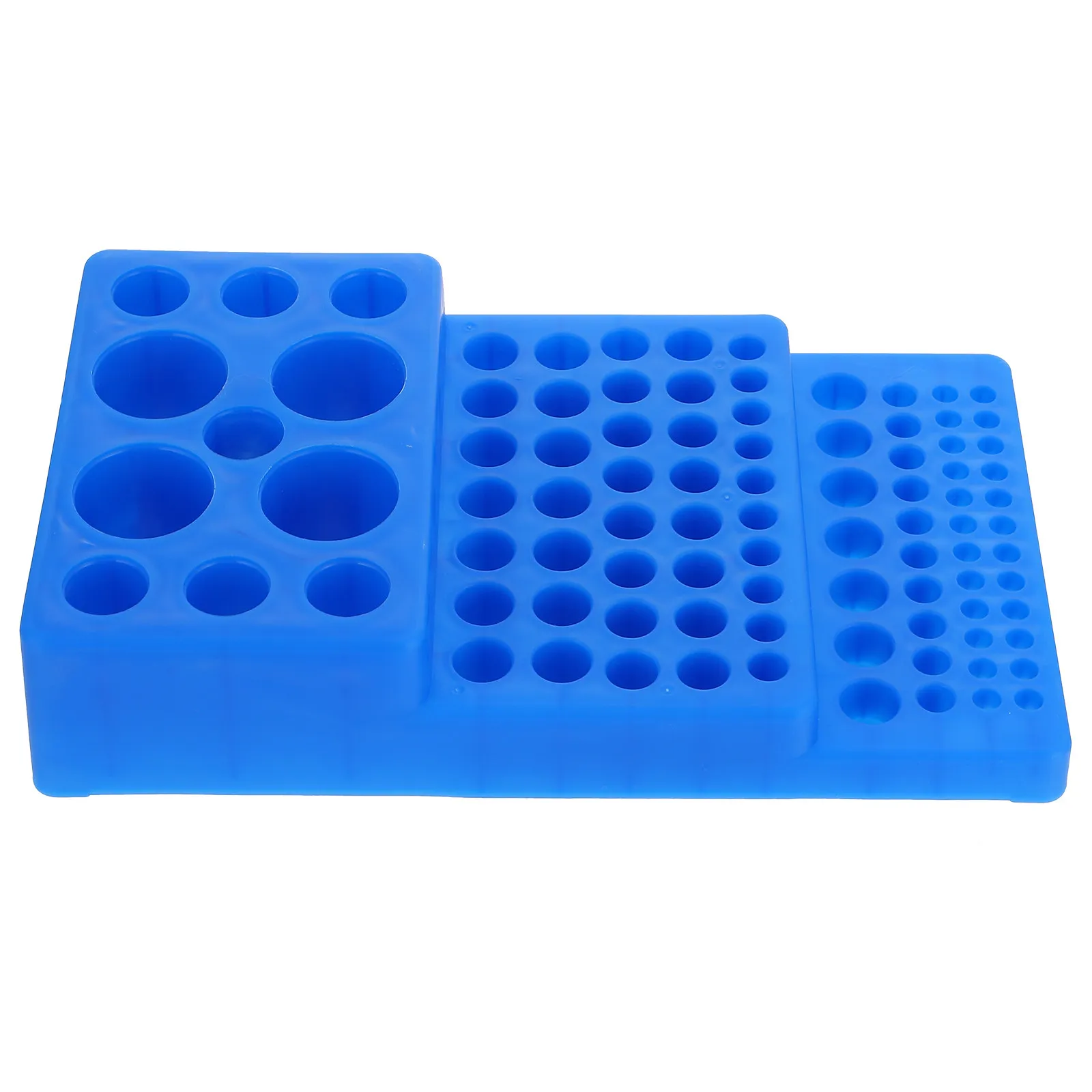 1Pcs Premium PP Trapezoidal Test Tube Rack for Lab Storage Organizing Centrifuge Tubes Multi-Hole 40-Slot Laboratory Tube Holder