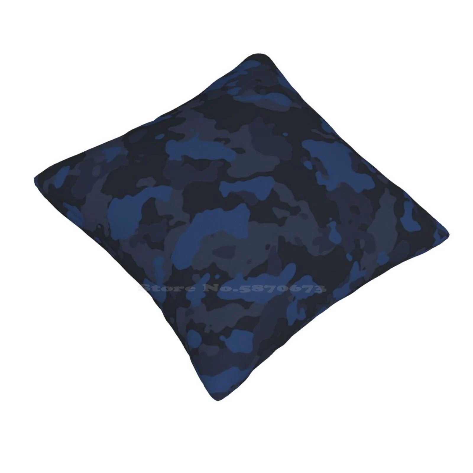 Blue Camo Throw Cushion Pillow Cover White Night Black Sand Yellow Snow Blue Camoflage Camouflage Pattern Army Navy Csgo