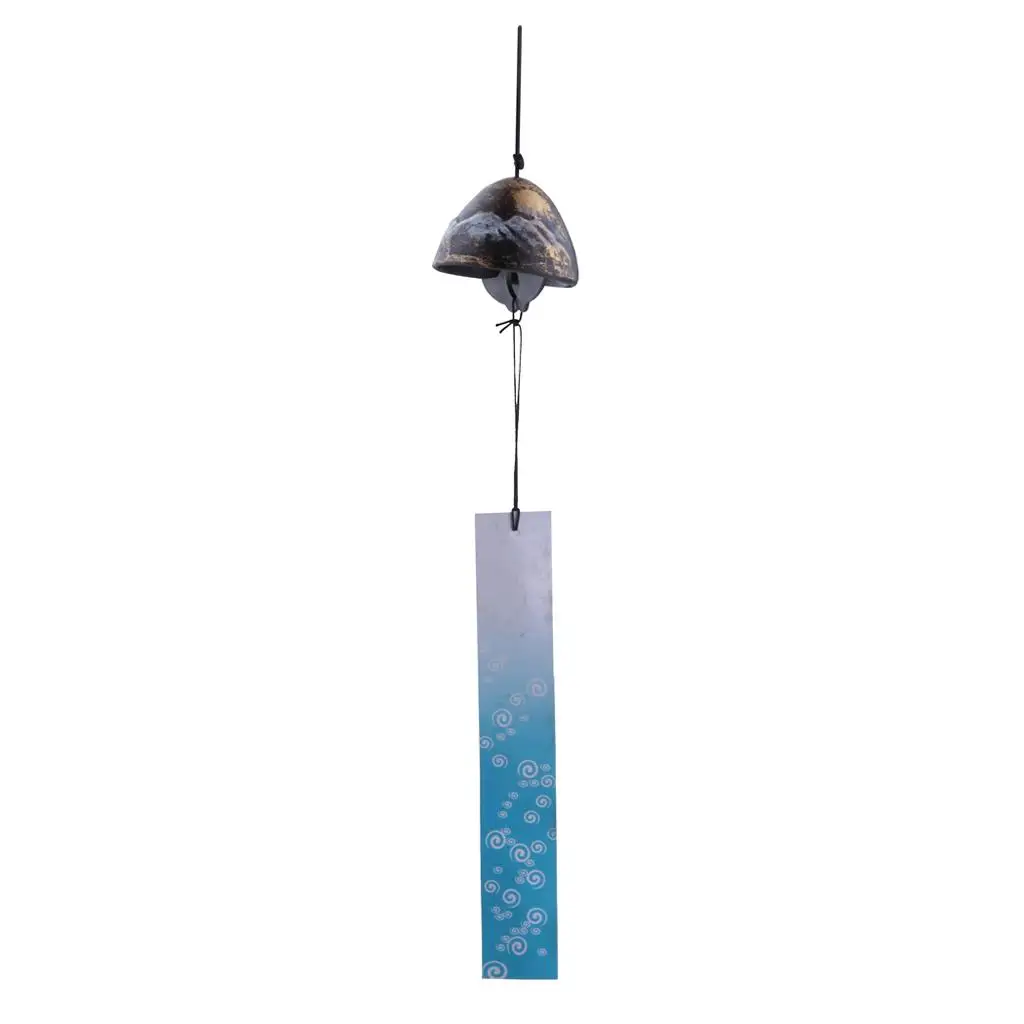 Temple Bell Windchimes Japanese Cast Iron Wind Chime Outdoor Garden Wind Pendants for Relaxation Gift