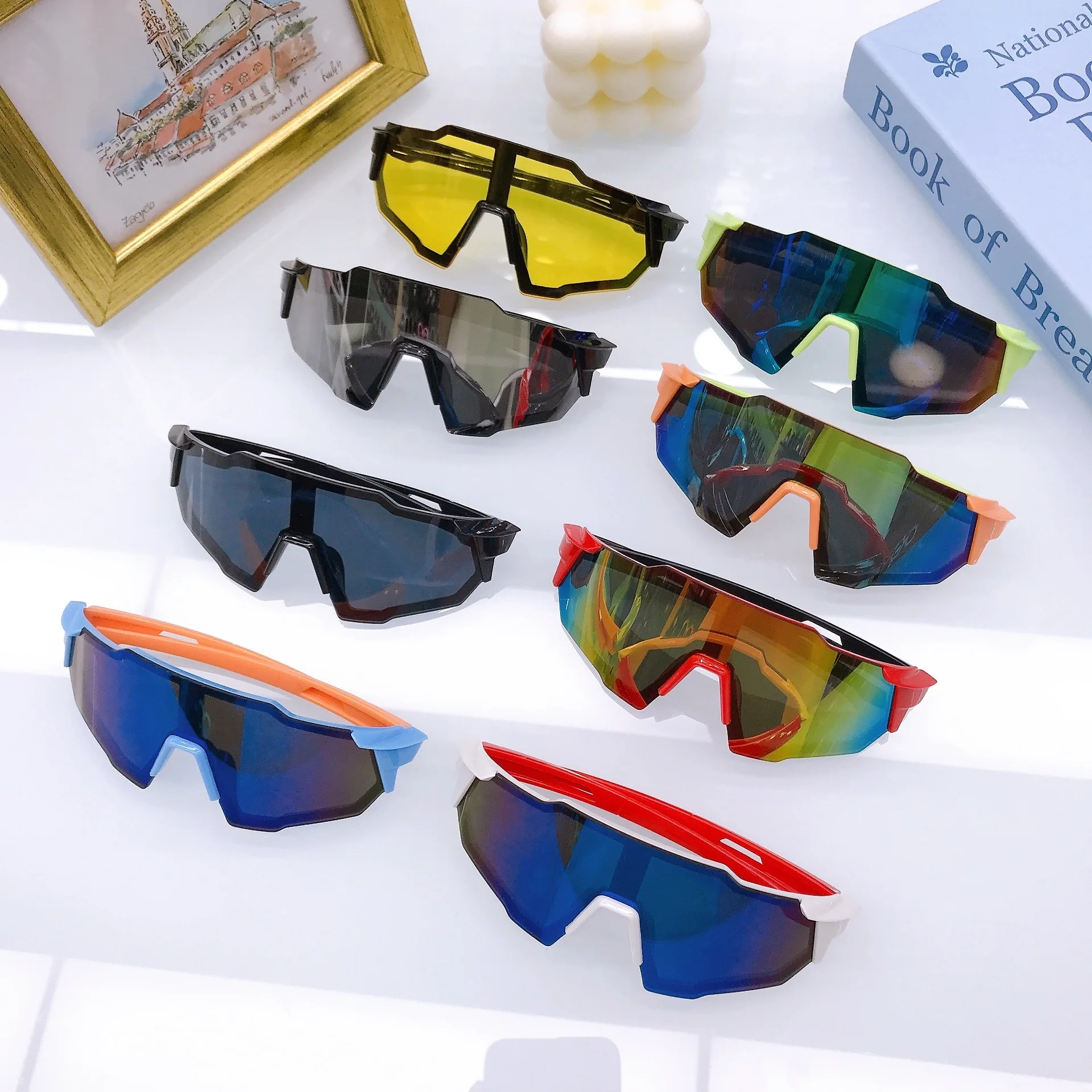 Outdoor-Sport, Jungen brille, Persönlichkeit, Sonnenschutz-Sonnenbrille für Kinder, Mädchen mode