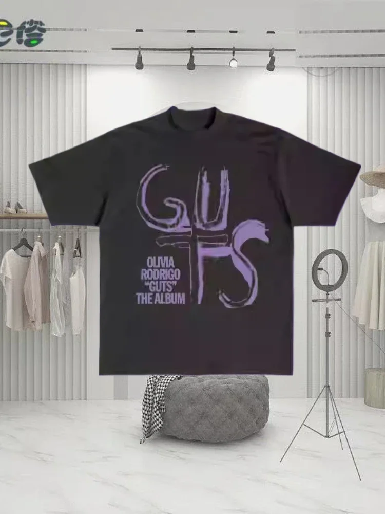 

2025 summer fashion GET HIM BACK Yaya around the same niche design short-sleeved T-shirt OLIVIA RODRIGO men and women