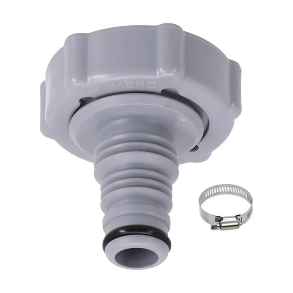 Swimming Pool Hose Connector P6H1419 for Drain Fitting ABS and Stainless Steel 2-Piece Pool Maintenance Adapter