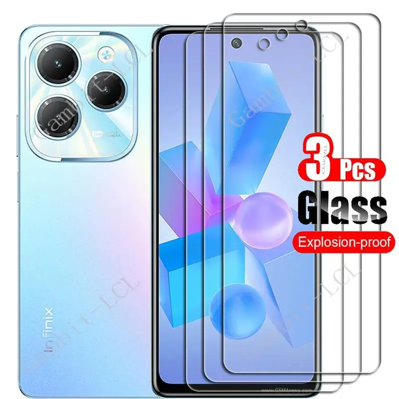 

3PCS Tempered Glass For Infinix Hot 40 Pro 6.78 Protective Film ON InfinixHot40 40Pro Hot40 X6836 X6837 Screen Protector Cover