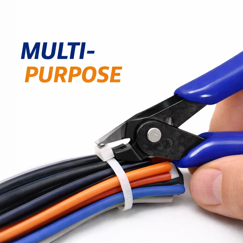 Carbon Steel Diagonal Pliers Wire Cutter, Precision Side Nippers for Electronics Soft Copper Jewelry Repair DIY Hobby Hand Tool Sd56ab3c12dce459aa82461232bbc64beq