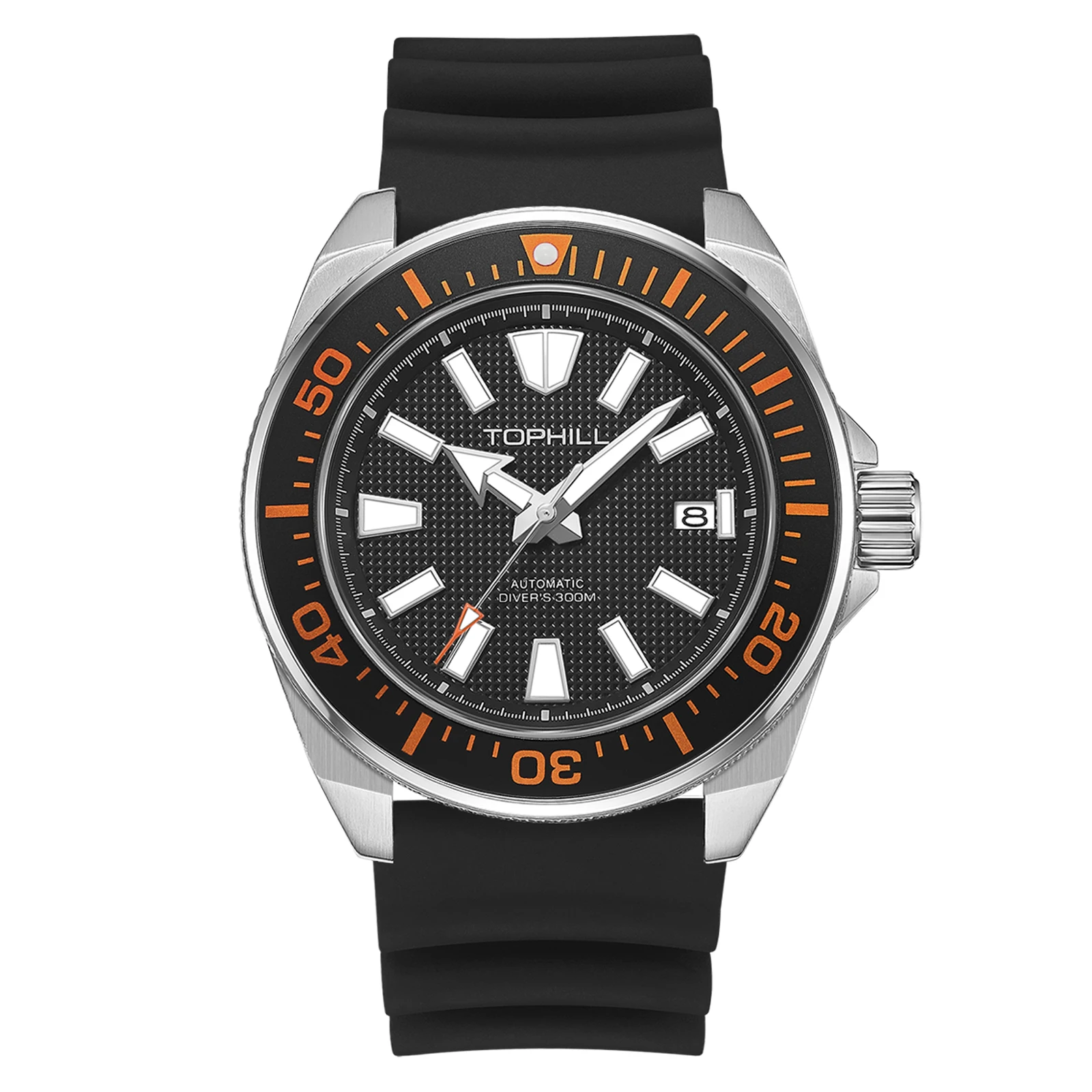 TOPHILL High Quality 300M Waterproof Automatic Diving Watch Men's Mechanical Wristwatch Sapphire Super Luminous Watches for Men image 3