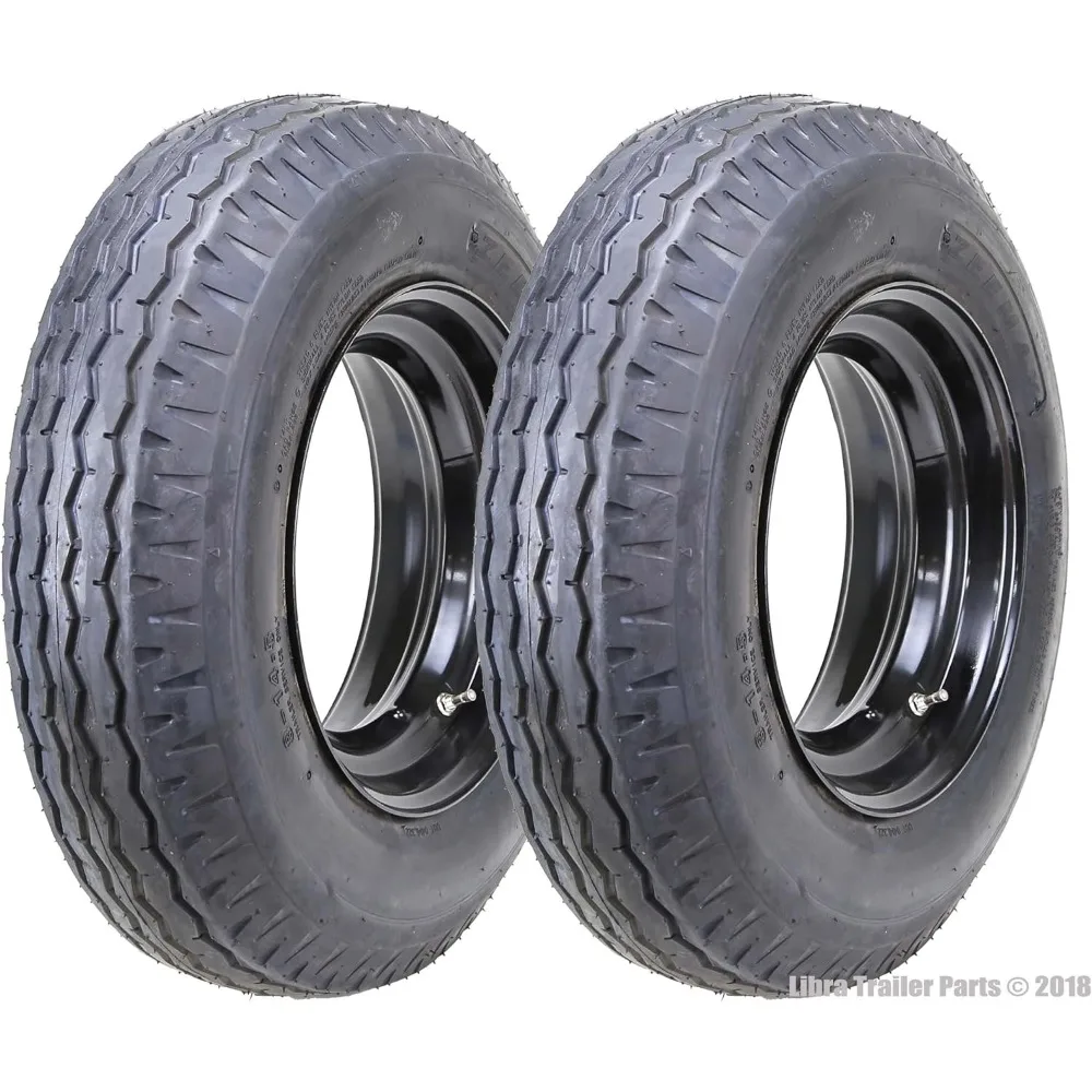 مجموعة عجلات إطارات مقطورة الطريق السريع شديدة التحمل للسيارات 8-14.5 14PR LR G مع حافة 6x14.5 #1