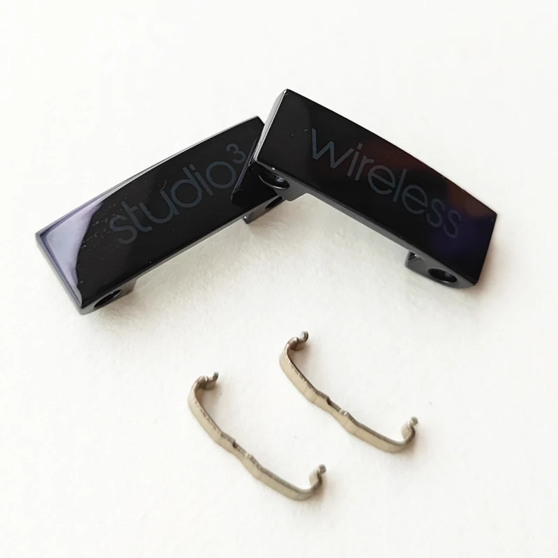 KUTOU Replacement Hinge Parts for Beat Studio3 Headphone Metal Buckle for Studio 3 3.0 Headband Logo Connector Repair Kit