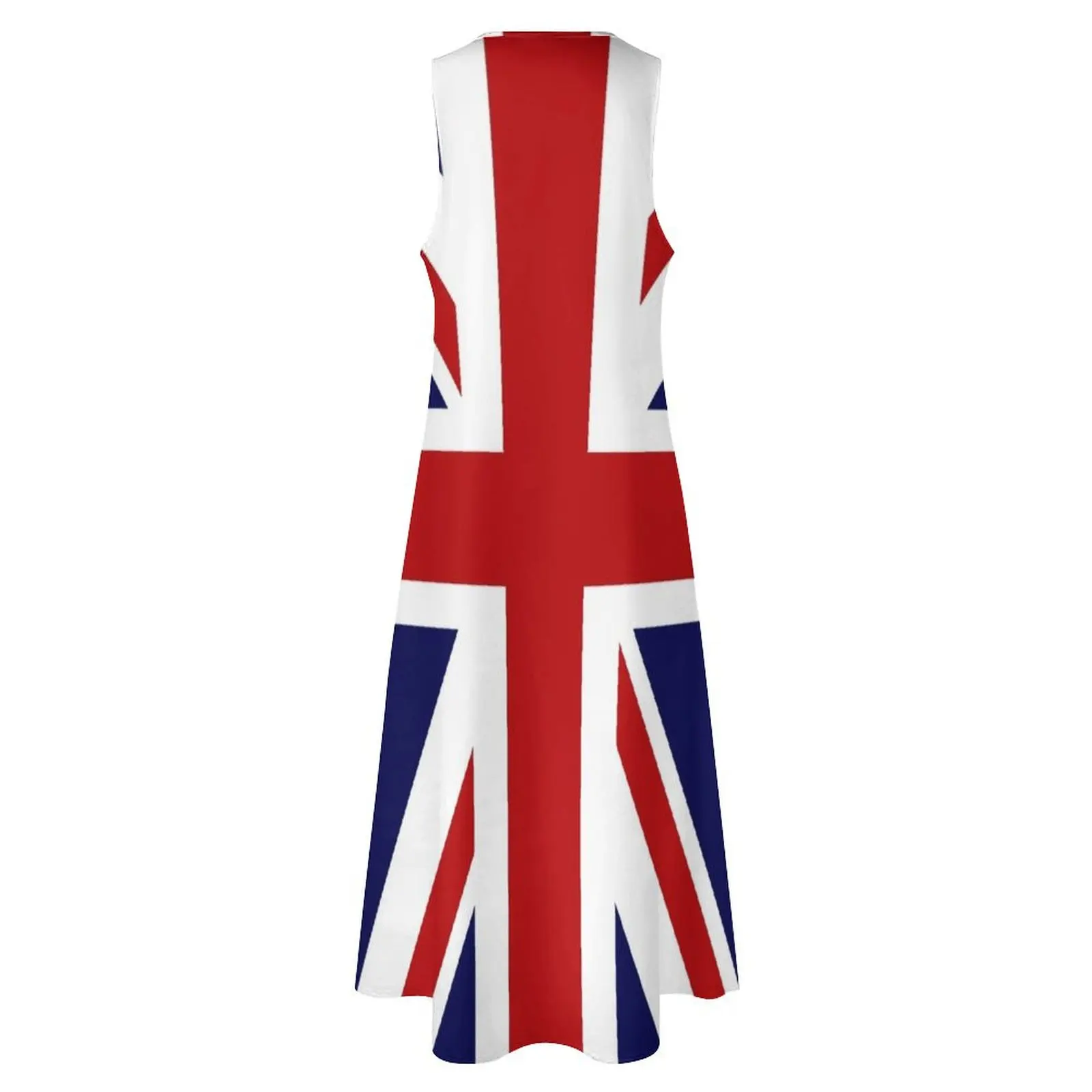 Union Jack Flag of the UK Long Dress ชุดราตรี ชุดลําลอง ชุดเดรสยาวผู้หญิง