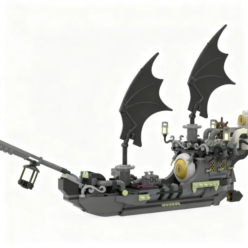 616pcs MOC Nightmare Ship Dreamzzz Model Building Blocks Toy Construction Assemble DIY Creative Christmas Gifts Idea Education