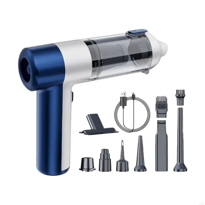 D5BE High Power quadruple Car Vacuum for Blowing Dirt and Inflating Objects Absorption