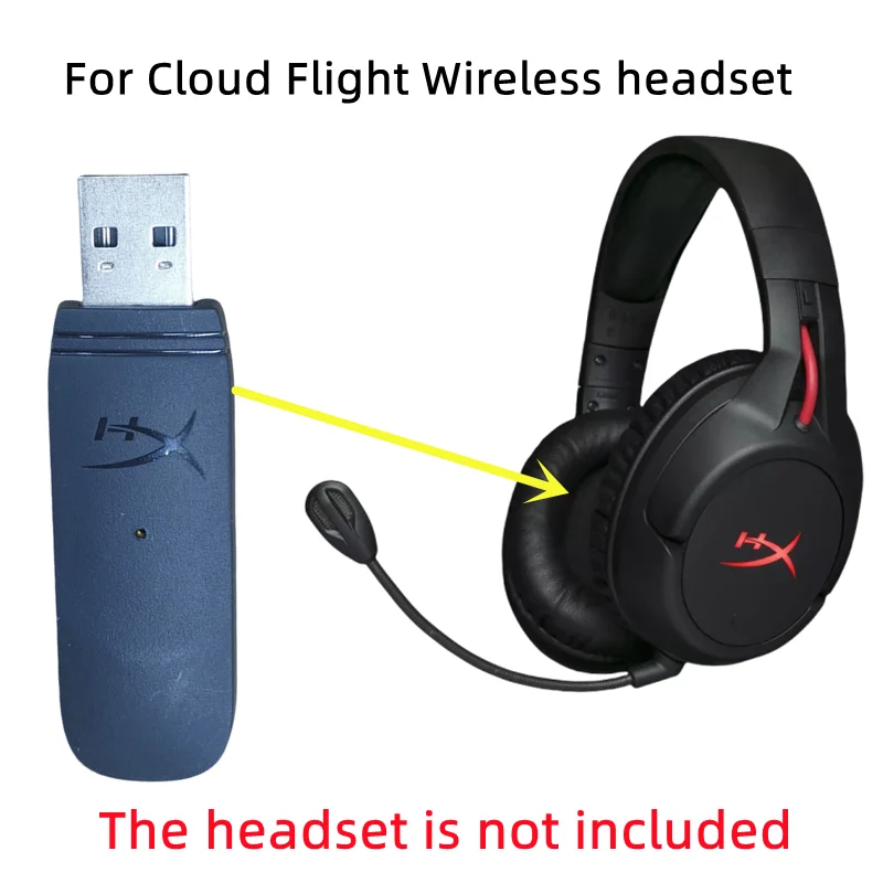 USB Receiver Wireless Dongle for Kingston HyperX Cloud  Flight  Wireless Gaming headset