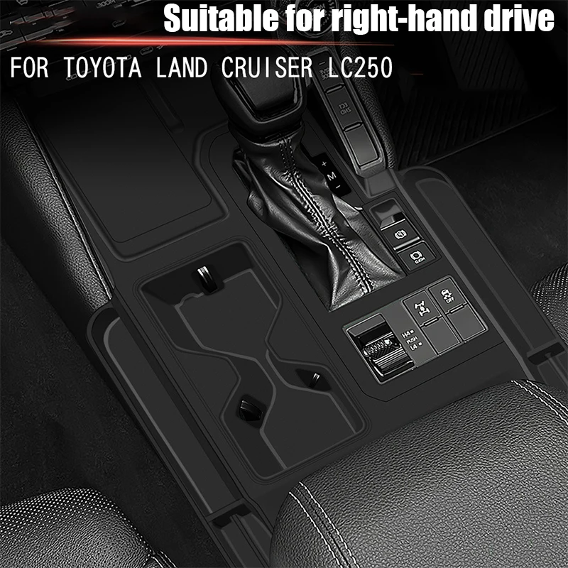 Silicone gear shift panel protective pad is only suitable for right-hand drive driving For Toyota Land Cruiser Prado LC250 2024