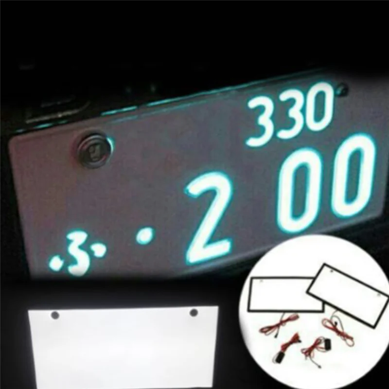 Japan Word Light Type LED License Plate LED License Plate Word Light License Plate Luminous Plate Frame