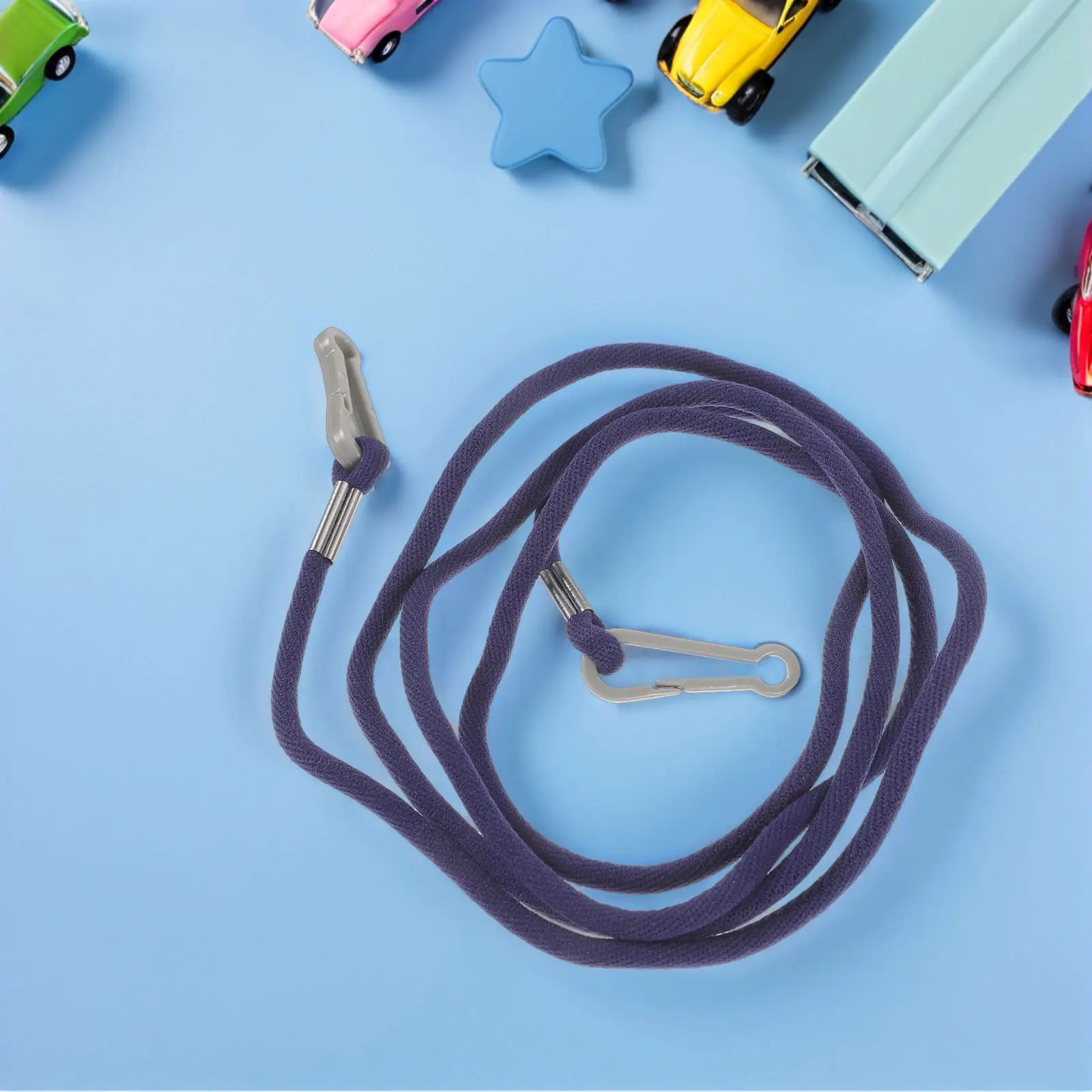 

6Pcs Kids Gloves Cord Anti-Lost Mitten Lanyard Lightweight Stretchy Neck Strap for Winter Hat Clips Outdoor Sports Gear