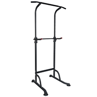 Sport Power Tower Workout Dip Station Pull Up Bar, Height Adjustable Multi-Function Dip Stand for Home Gym Strength Training