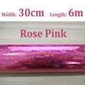 30 cm x 6 m rosa rosado