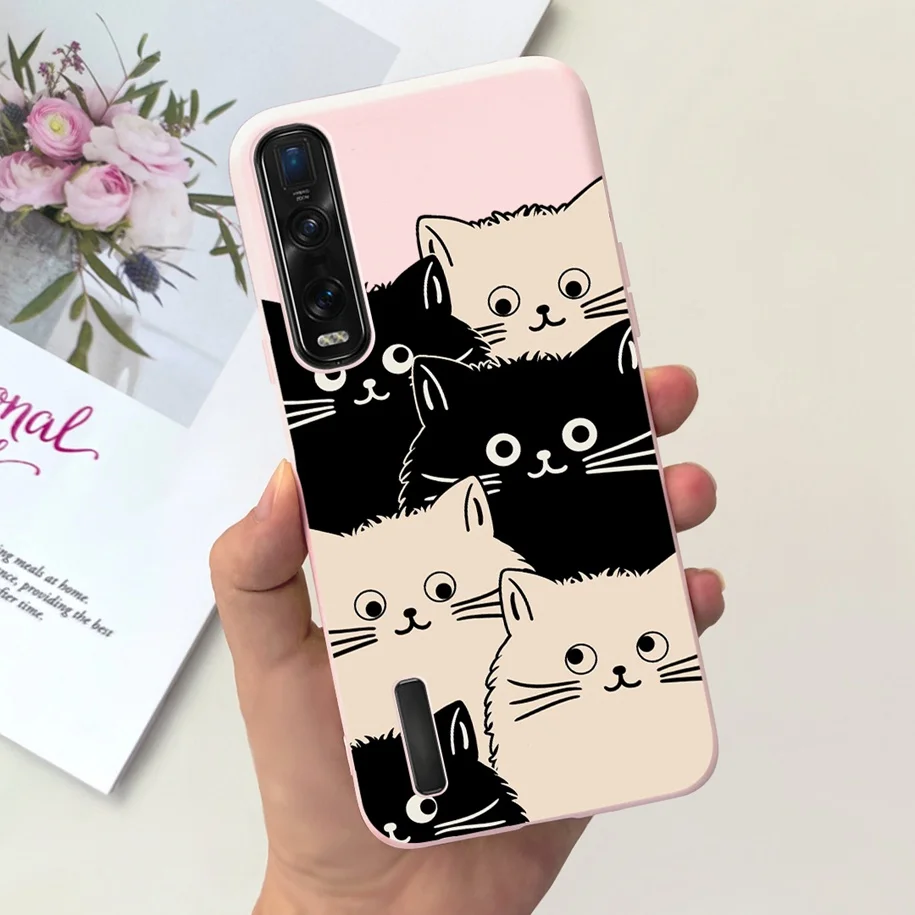 For OPPO Find X2 Pro Case Find X2 X 2 Pro CPH2025 Fashion Flower Silicone Cover Phone Cases For OPPO Find X2 Lite Neo X2Neo Capa