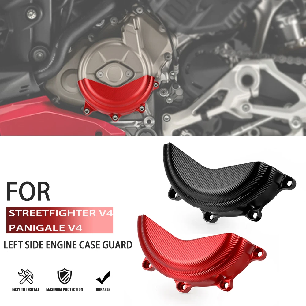 

Left Side Engine Case Guard Slider Part For Ducati Panigale V4 S GP Corse Speciale Sliders Panigale Streetfighter V4 V4/S/SP/SP2