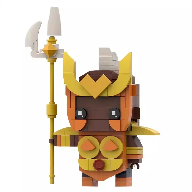 Bricklink Japan Anime Figures Saints Seiyaed Poseidon Mariner Series Brickheadz Sets Pope Arles Building Blocks Kid Toys Gift