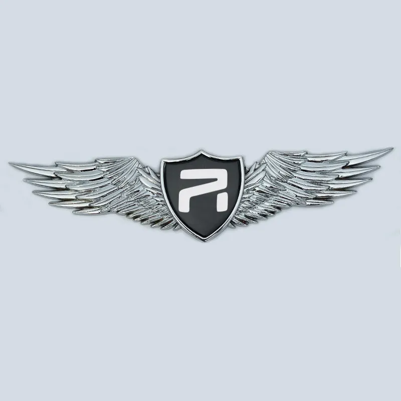 For RISING F7 R7 RC7 ER6 Modifying the exterior of the car with metal car badge stickers and rear decorations emblem