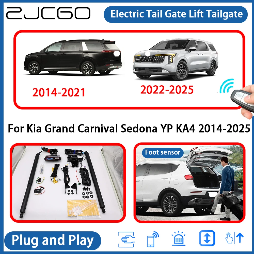 

for Kia Grand Carnival Sedona YP KA4 2014-2025 Powered Tailgate Power Liftgate Electric Tail Gate Lift Assisting System