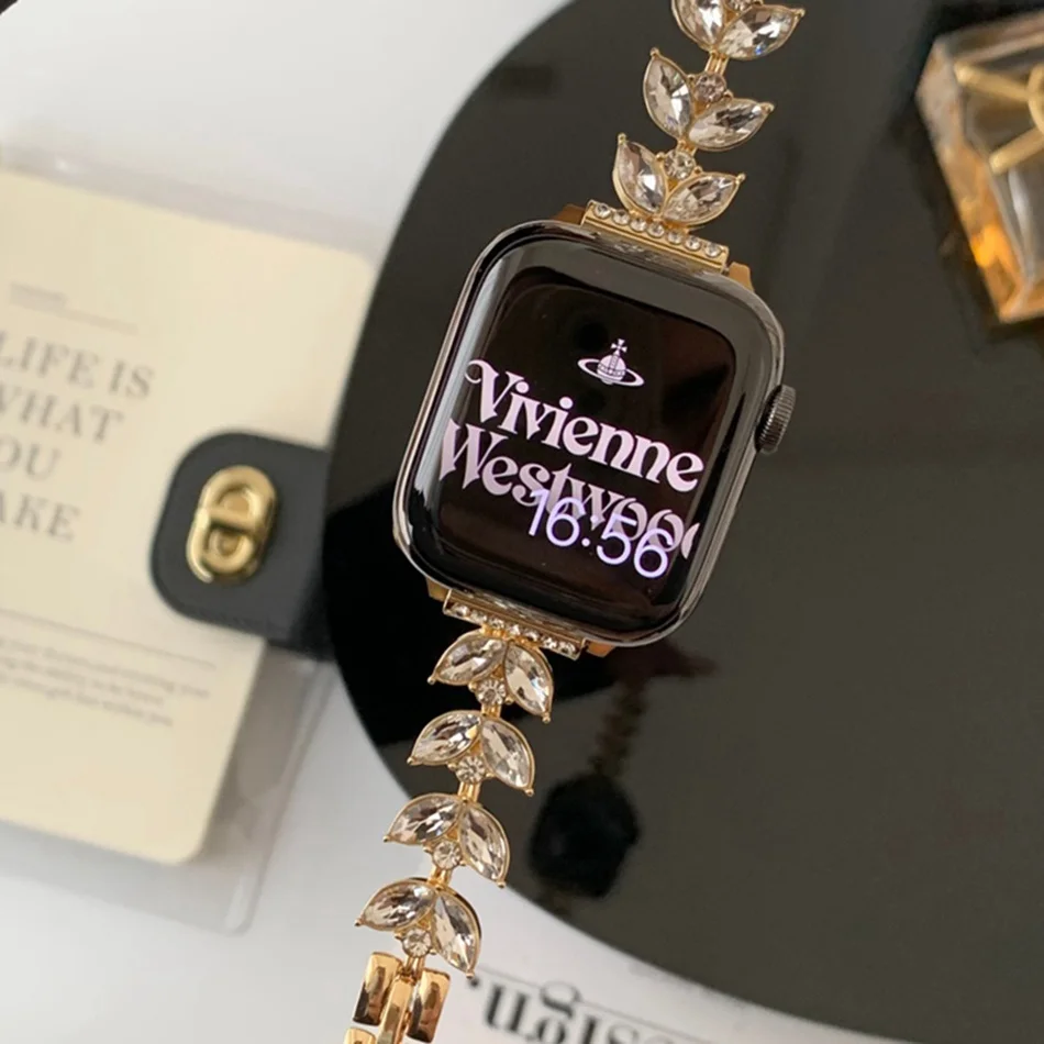 سوار ليفي ماسي فاخر ، حزام معدني لساعة Apple Watch Ultra 49 مللي متر iWatch Series 7 8 6 SE 4 5 38/40/41 مللي متر 42/44 / 45 مللي متر حزام ساعة