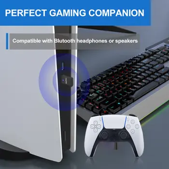 Aktualizovaný bezdrátový Bluetooth 5.2 audio vysílač AK3040 Pro USB C s Aptx HD/LL/Adaptive pro reproduktory, sluchátka, VR a PS5 6 nejlepší prodej Bezdrátový adaptér USB typu C - №6