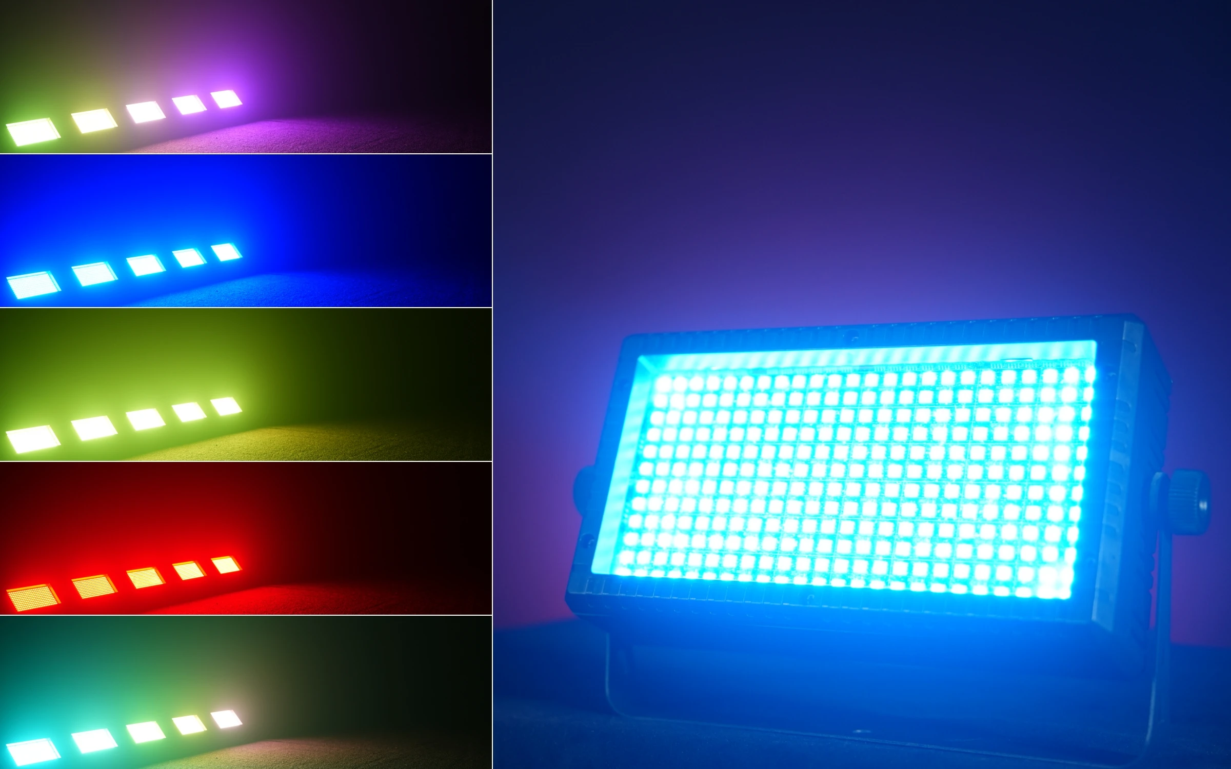 Wireless Control 60W Mni LED Lights Strobe RGB 3in1 Led lights dj48 Zone DMX Super Bright Dj Wash Strobe Stage Lighting Effects