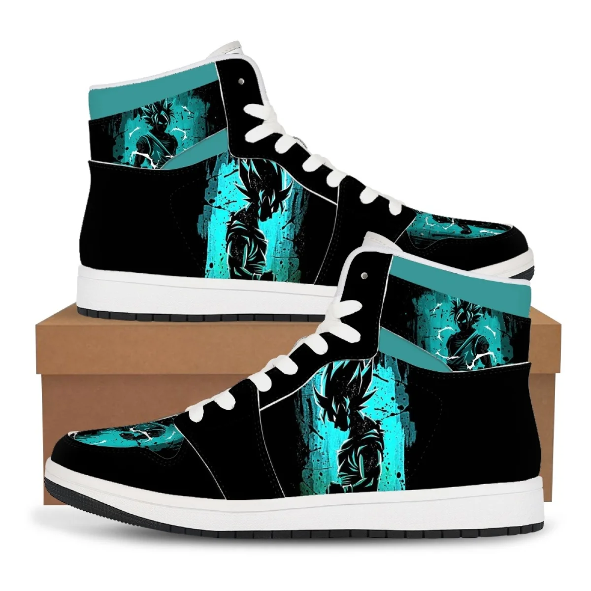 

Кроссовки Dragon Ball Z Super Goku Vegeta, баскетбольные кроссовки в стиле аниме, модная повседневная обувь, кастомные кроссовки с мультяшным принтом, унисекс, подарок